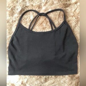 Women's Black Strappy Bralette